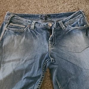 Silver jeans
